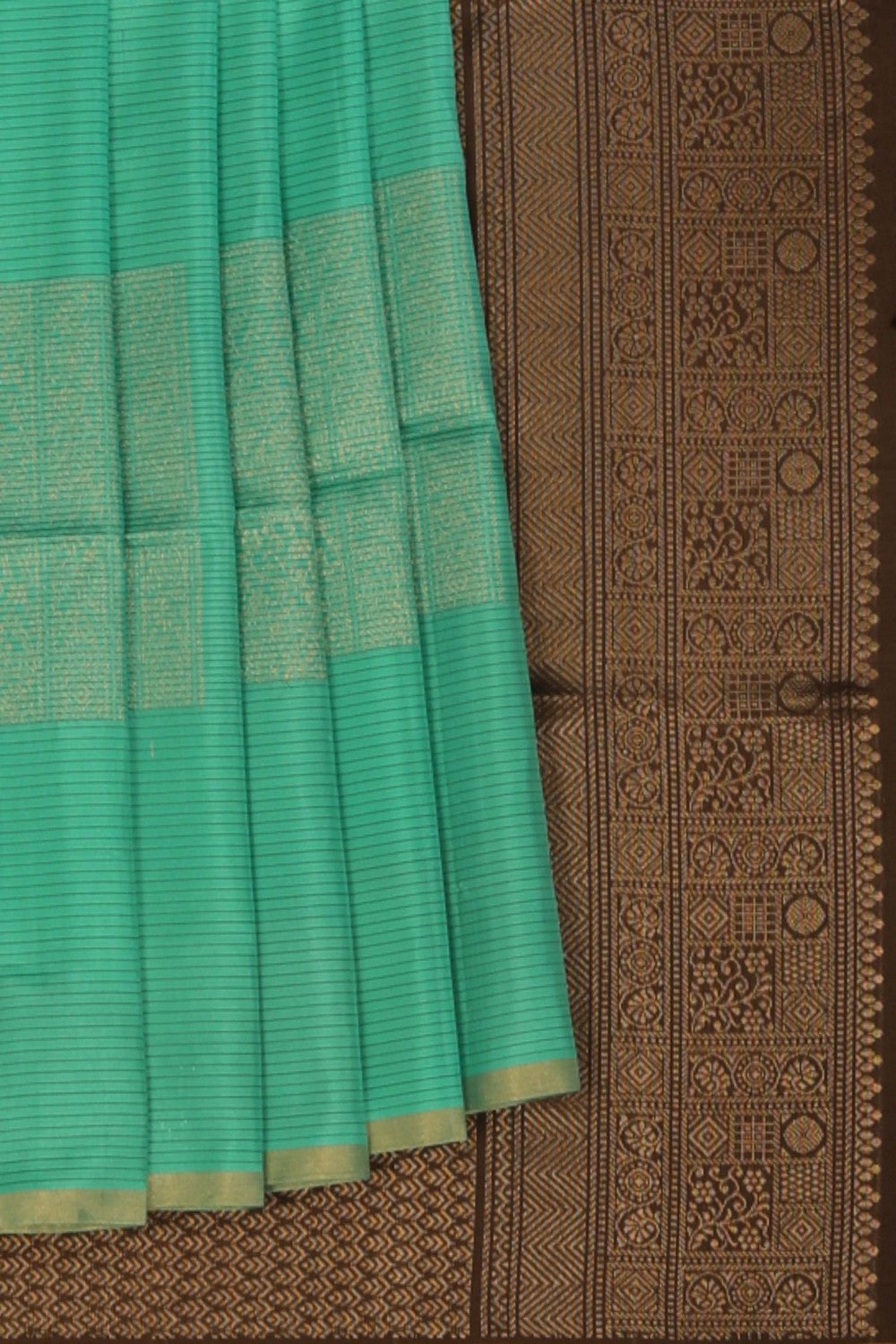 Image of Sea Green South Silk Saree